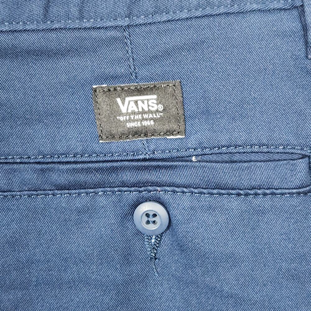 VANS Shorts Mens 32 Blue Sturdy Stretch Pockets Activewear Golf Hiking NWT - Picture 11 of 16